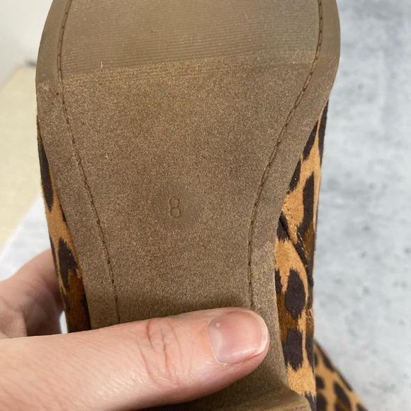 NWT Old Navy leopard print ankle bootie 8 - Picture 10 of 10